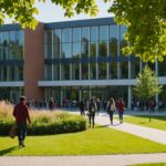 Élèves en classe avec des projets de commerce